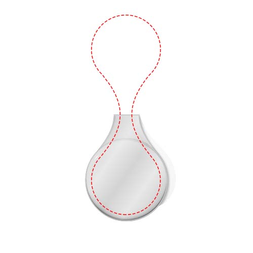 RFX™ M-10 kleine ronde reflecterende TPU magneet