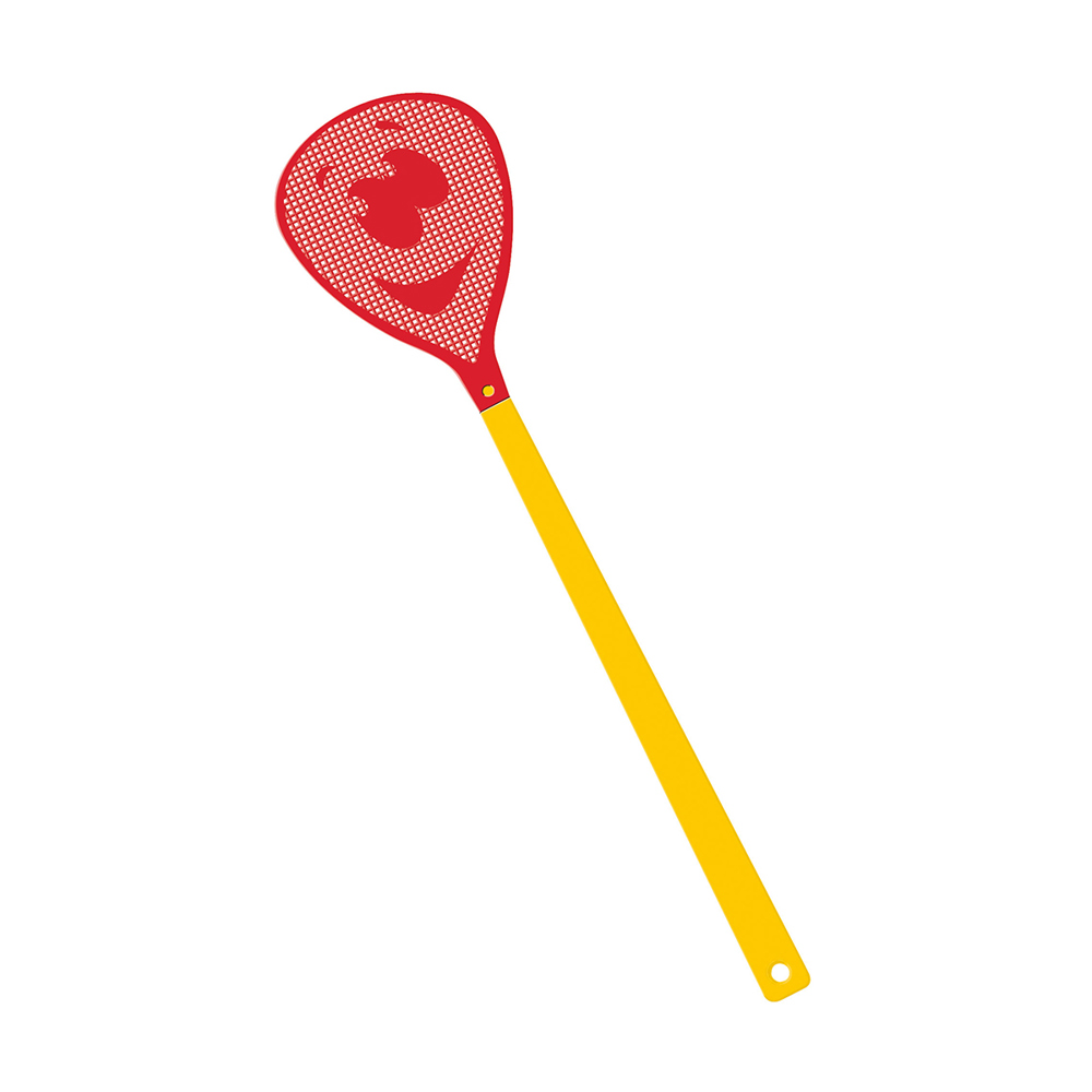 Vliegenmepper "gezicht" - geel/rood