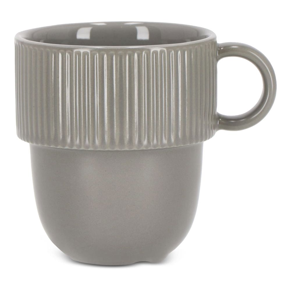 Sagaform Inka mok met oor 270ml - grijs