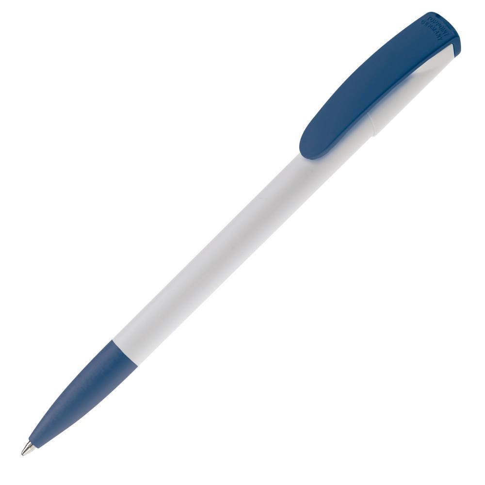 Balpen Deniro hardcolour - Wit / Donkerblauw