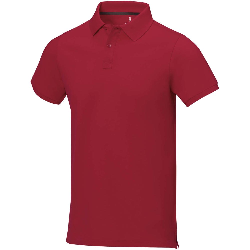 Calgary 200 g/m² herenpolo met korte mouwen - Rood