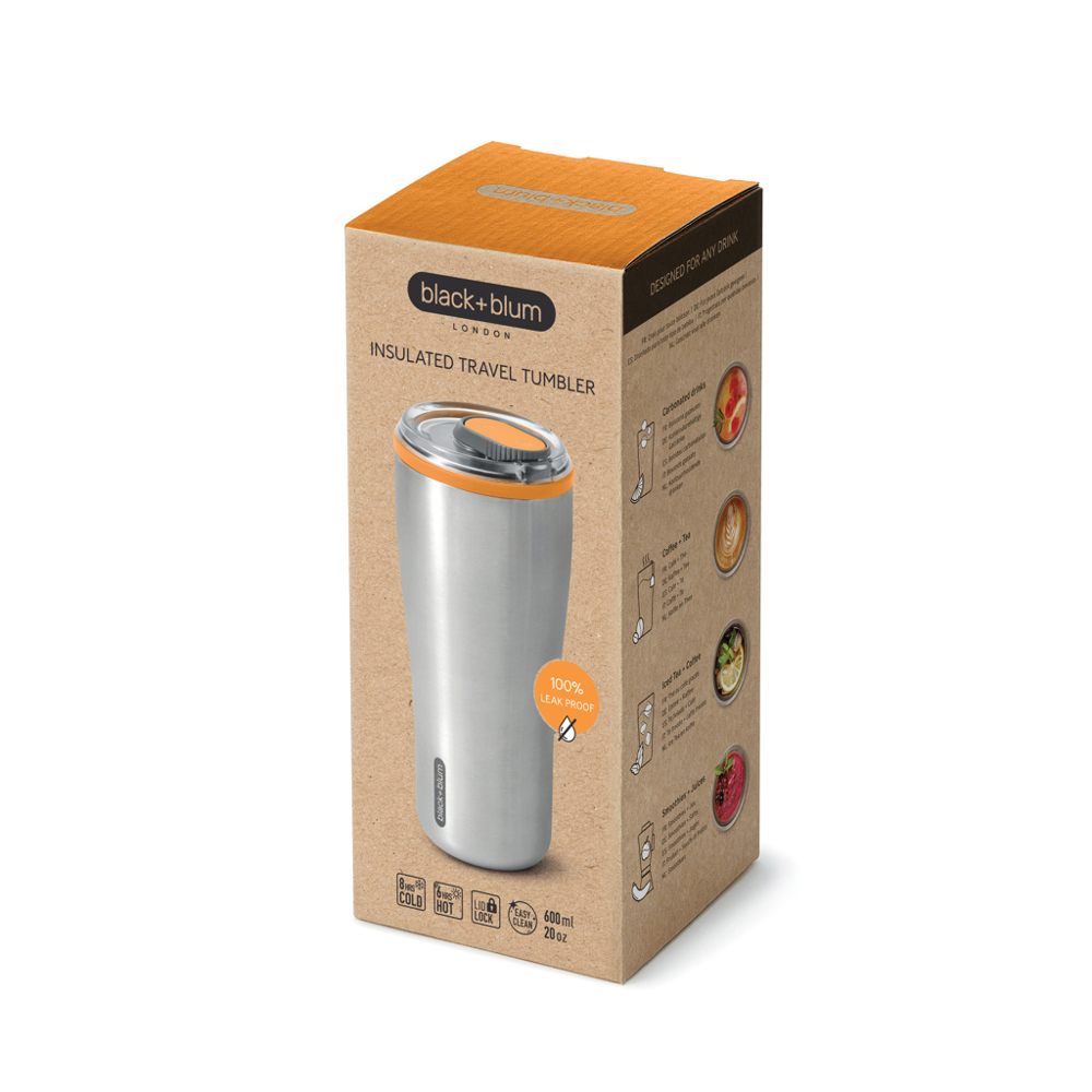 Black+Blum geïsoleerde reisbeker 600 ml
