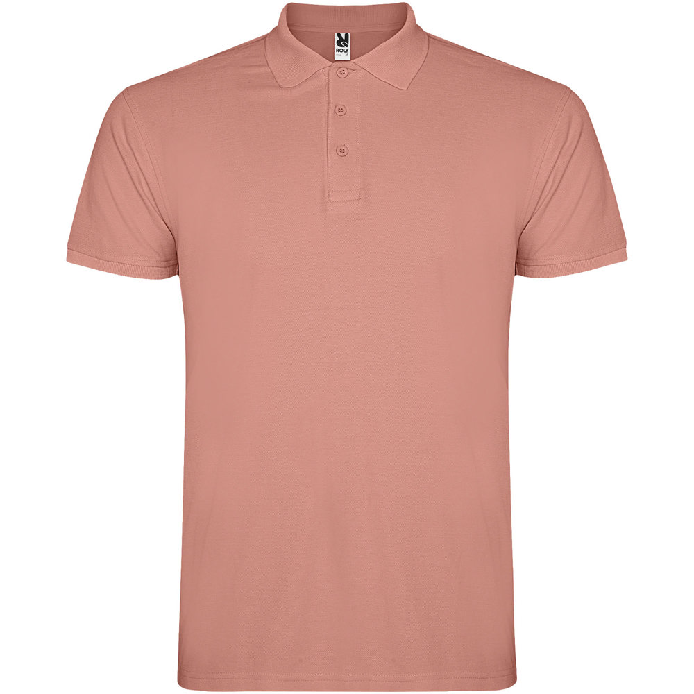 Star 200 g/m² herenpolo met korte mouwen - Klei oranje