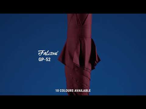 FALCONE - Golfparaplu - Handopening - Windproof -  130 cm - Rood