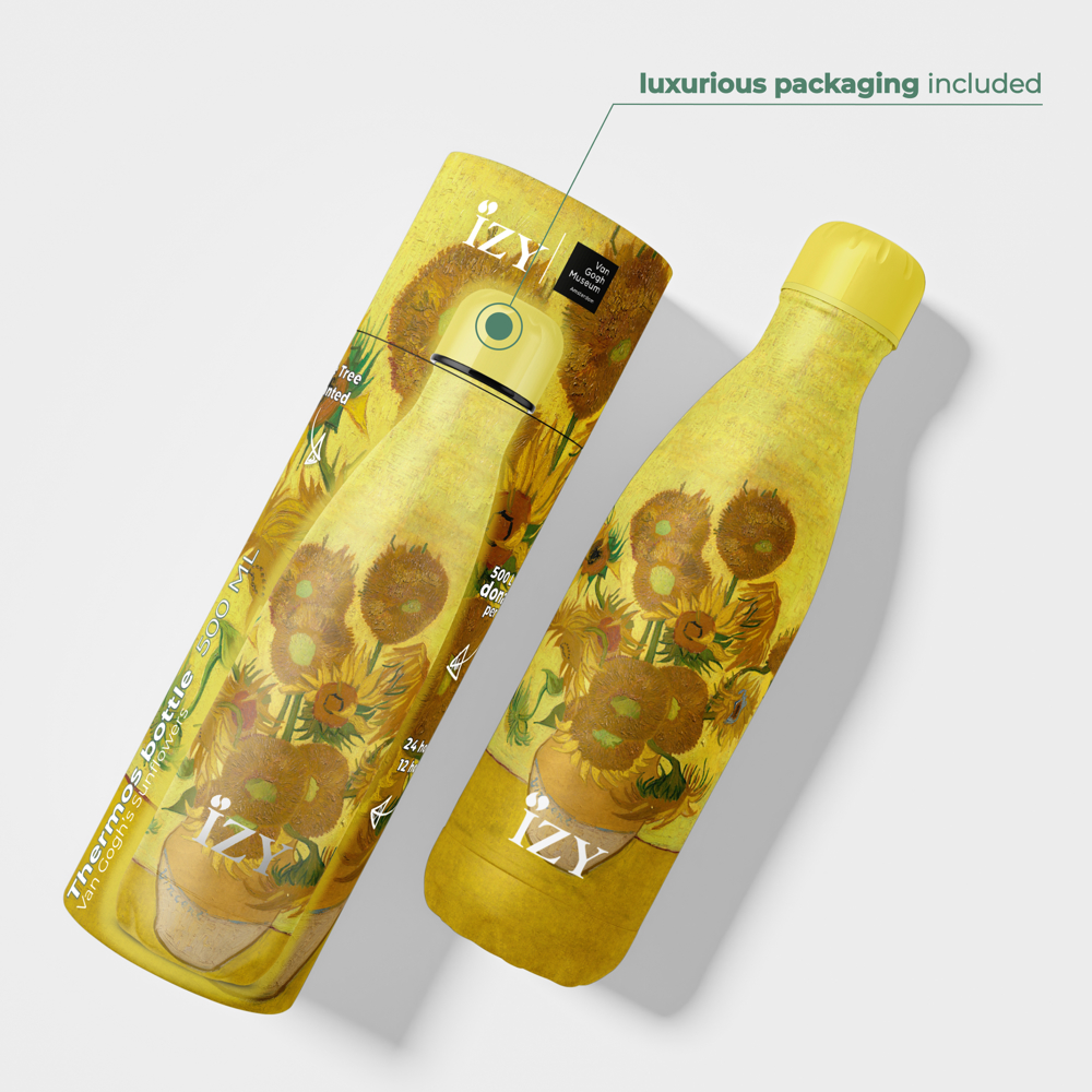 Thermosfles x Zonnebloemen - 500 ml
