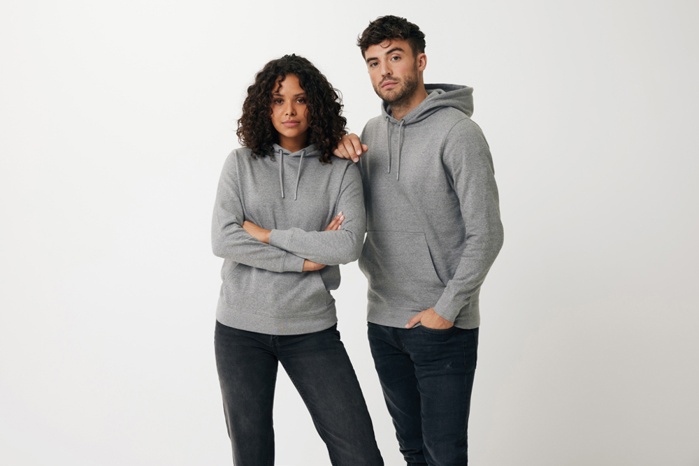 IQONIQ Rila lichtgewicht gerecycled katoen hoodie