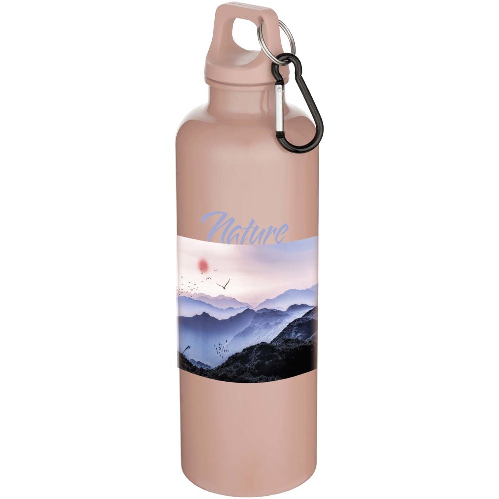 Oregon 750 ml effen RCS gerecycleerde plastic drinkfles met karabijnhaak