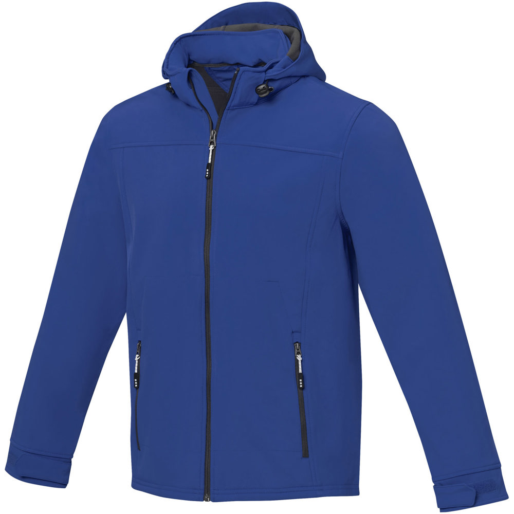 Langley softshell heren jas - Blauw