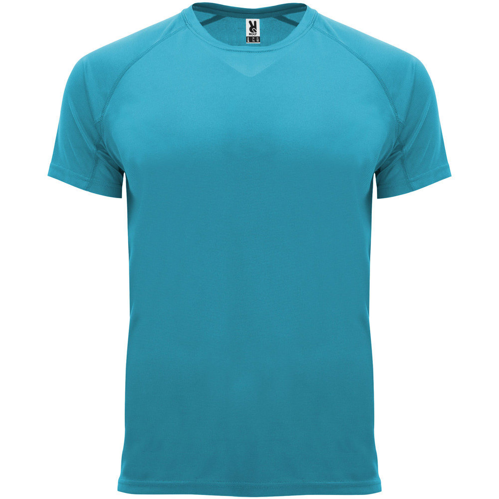 Bahrain 135 g/m² sportshirt met korte mouwen voor heren - Turkoois