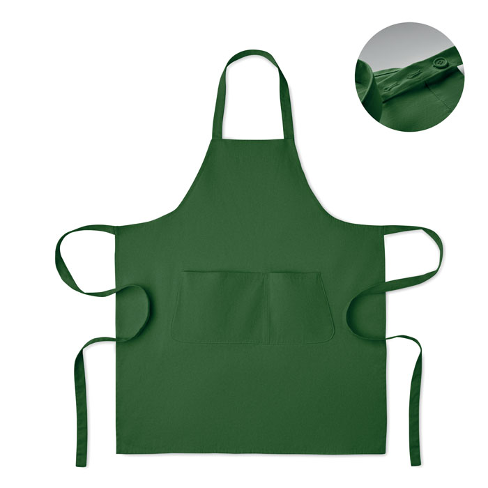 GAMMA - Schort biologisch katoen 240g - Donker Marinegroen