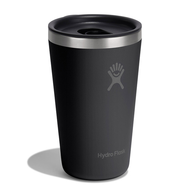 Hydro Flask 16 OZ ALL AROUND TUMBLER PRESS-IN LID BLACK