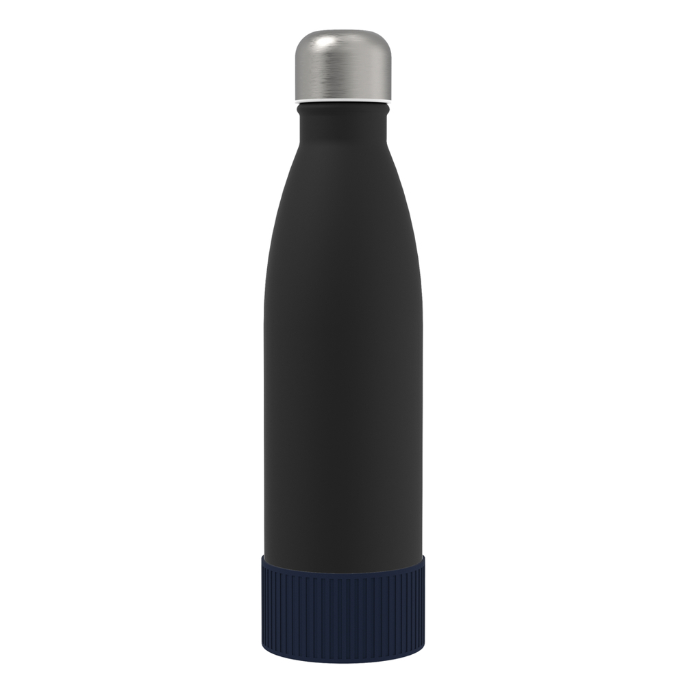 Fles RETUMBLER-myTOULON - zwart, zilver, navy