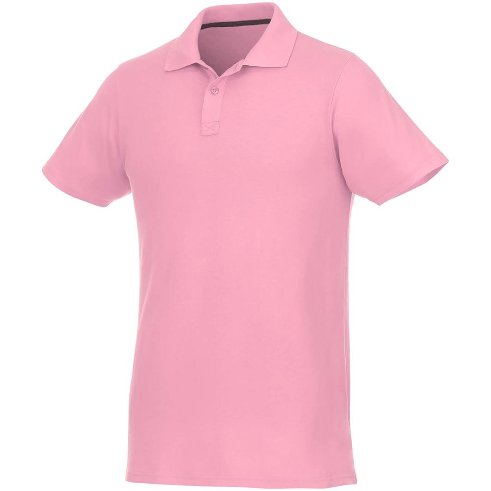 Helios 180 g/m² herenpolo met korte mouwen - Lichtroze