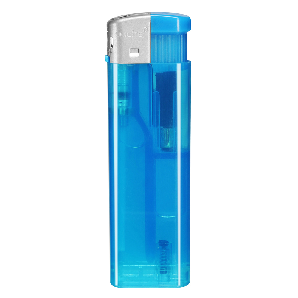 Elektronische aansteker "Beta" - blauw-transparant