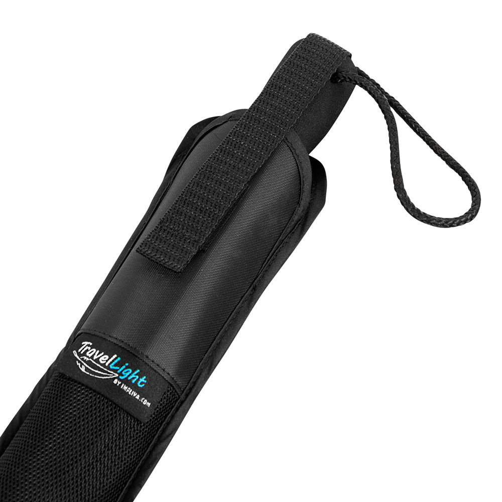 FALCONE - Extreem lichte reisparaplu - Handopening - Windproof -  100 cm - Blauw