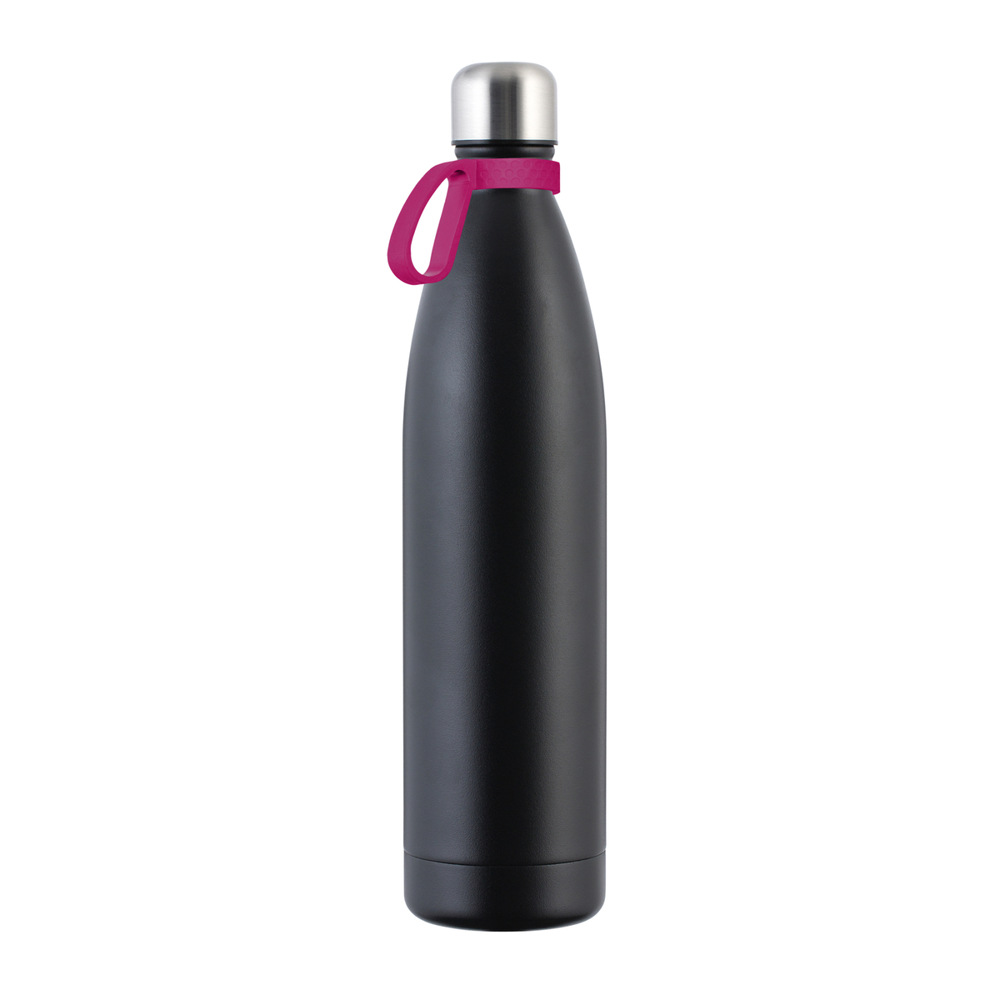 Thermofles RETUMBLER-NIZZA XXL - magenta, zwart, zilver