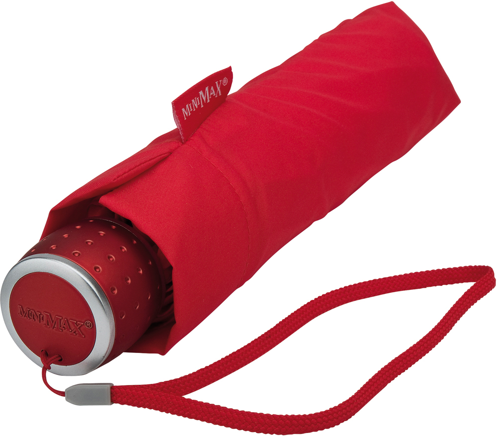 MINIMAX - Opvouwbaar - Handopening - Windproof -  100 cm - Rood