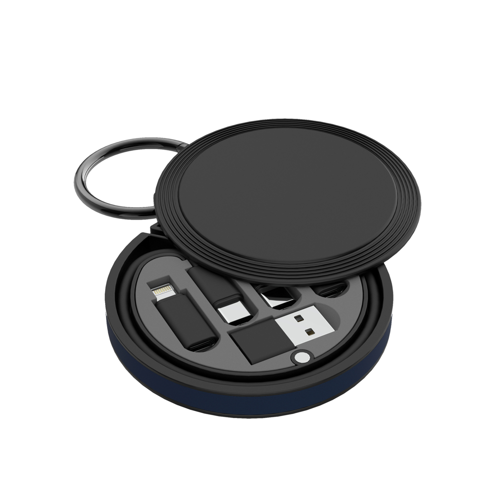 6 in 1 laadkabel REEVES-myCONVERTICS - zwart, navy