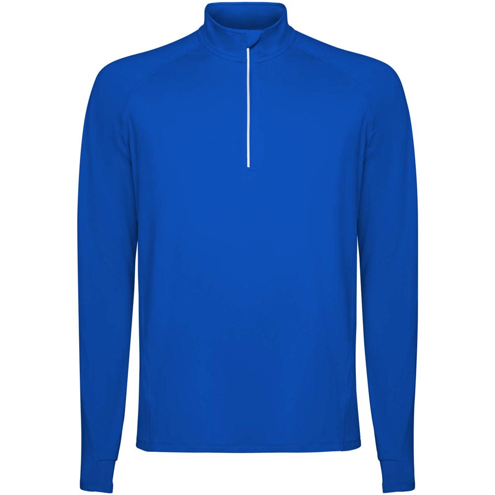 Estambul 200 g/m² herensweater met lange mouwen en halve rits - Koningsblauw