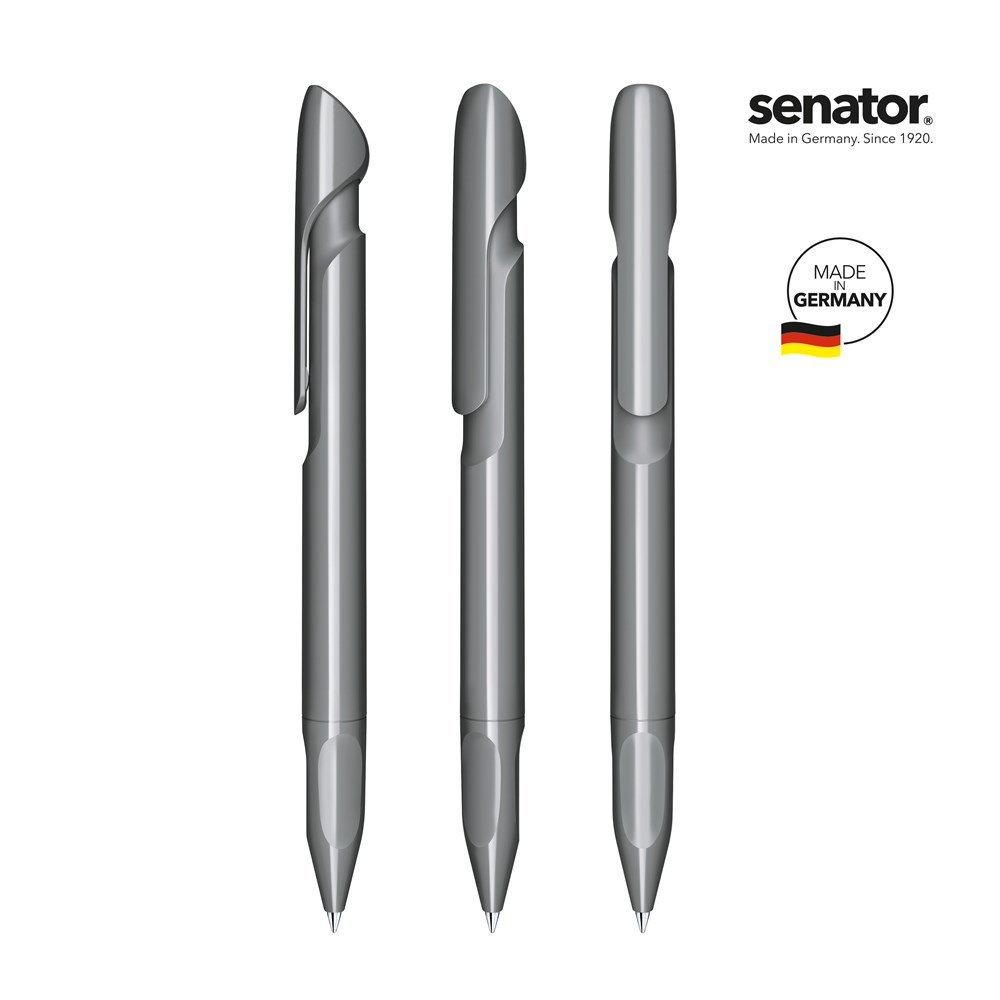 senator® Evoxx Polished Recycled retractable pen - cool gray 9