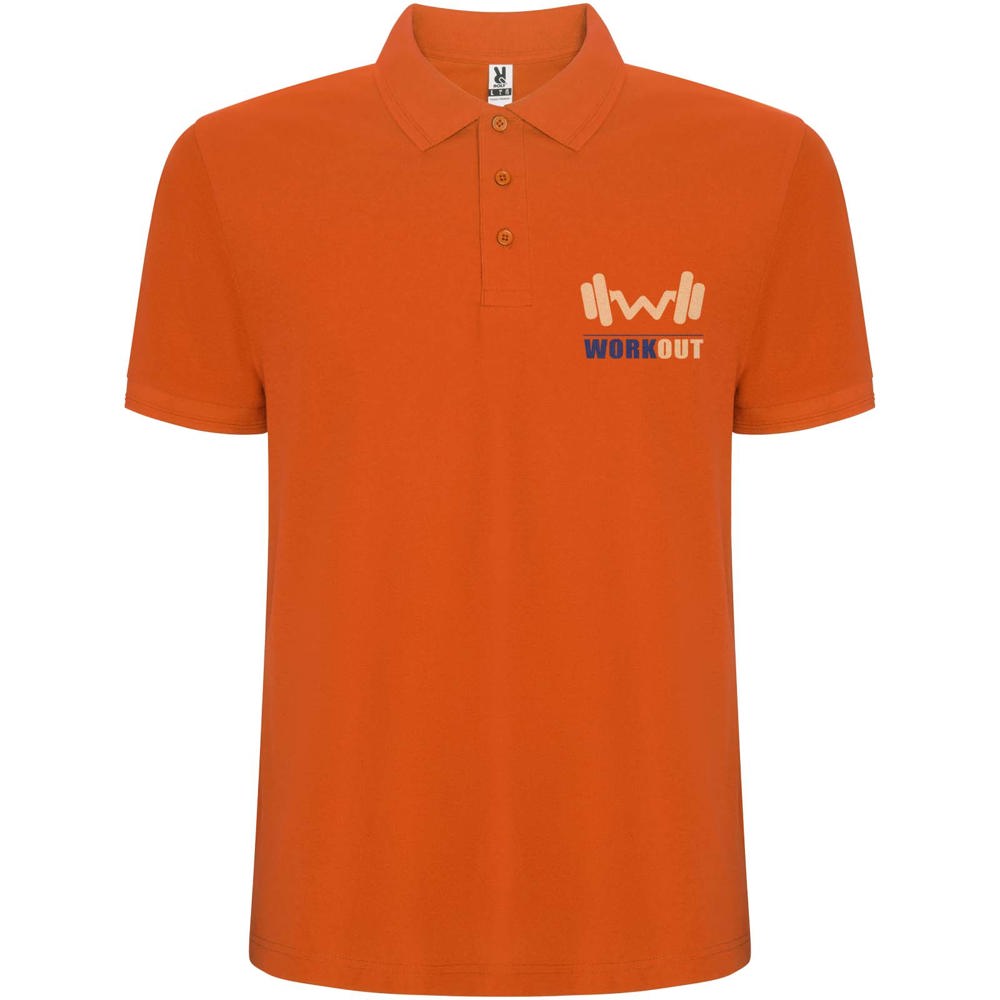 Pegaso Premium 220 g/m² herenpolo met korte mouwen