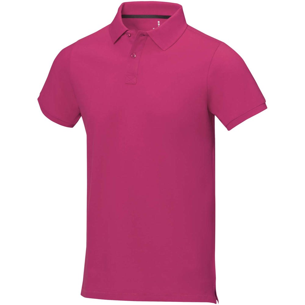Calgary 200 g/m² herenpolo met korte mouwen - Magenta