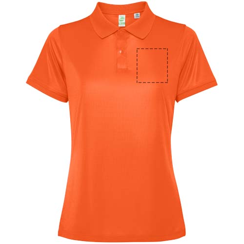 Tormo 125 g/m² damespolo met korte mouwen