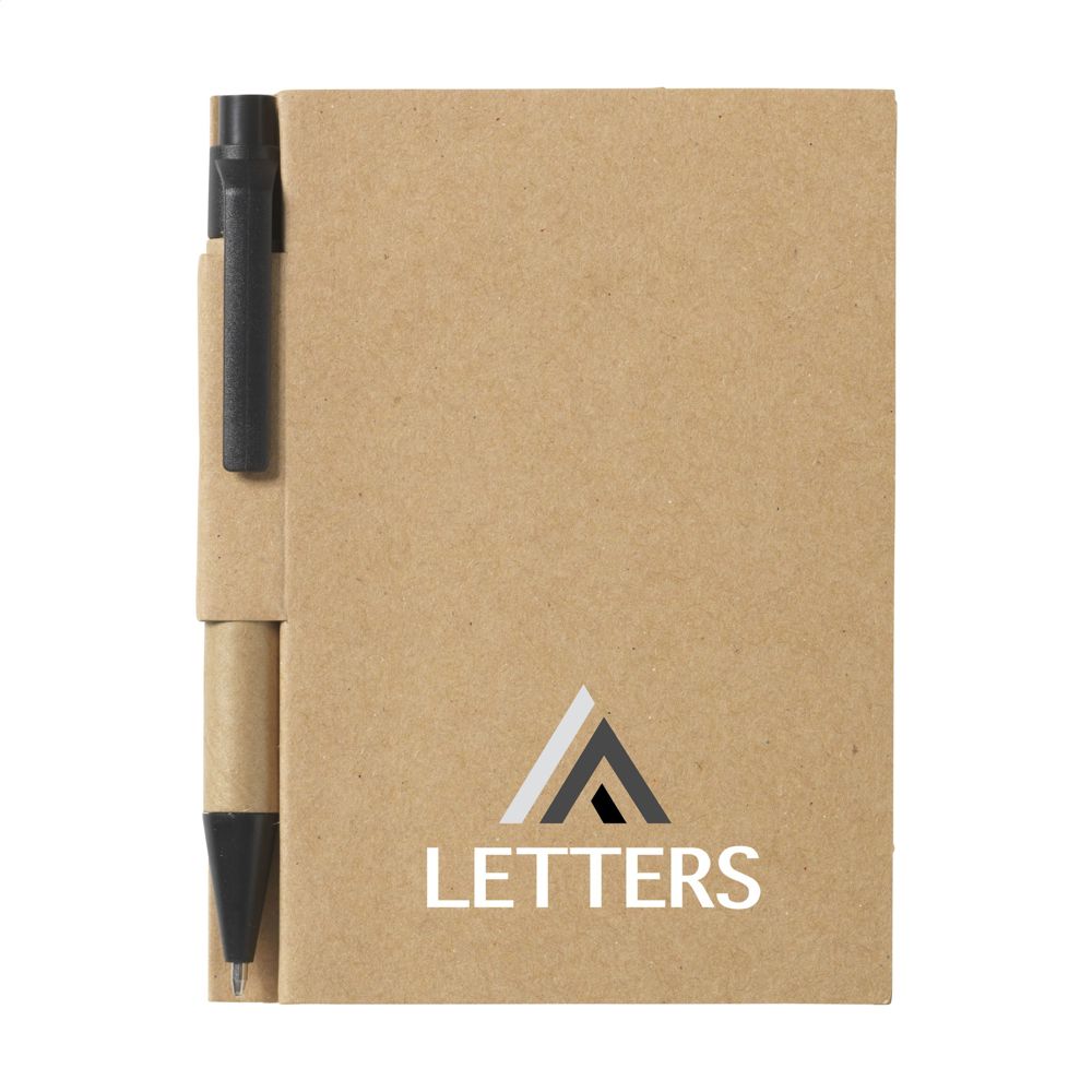 RecycleNote-S notitieboek - zwart