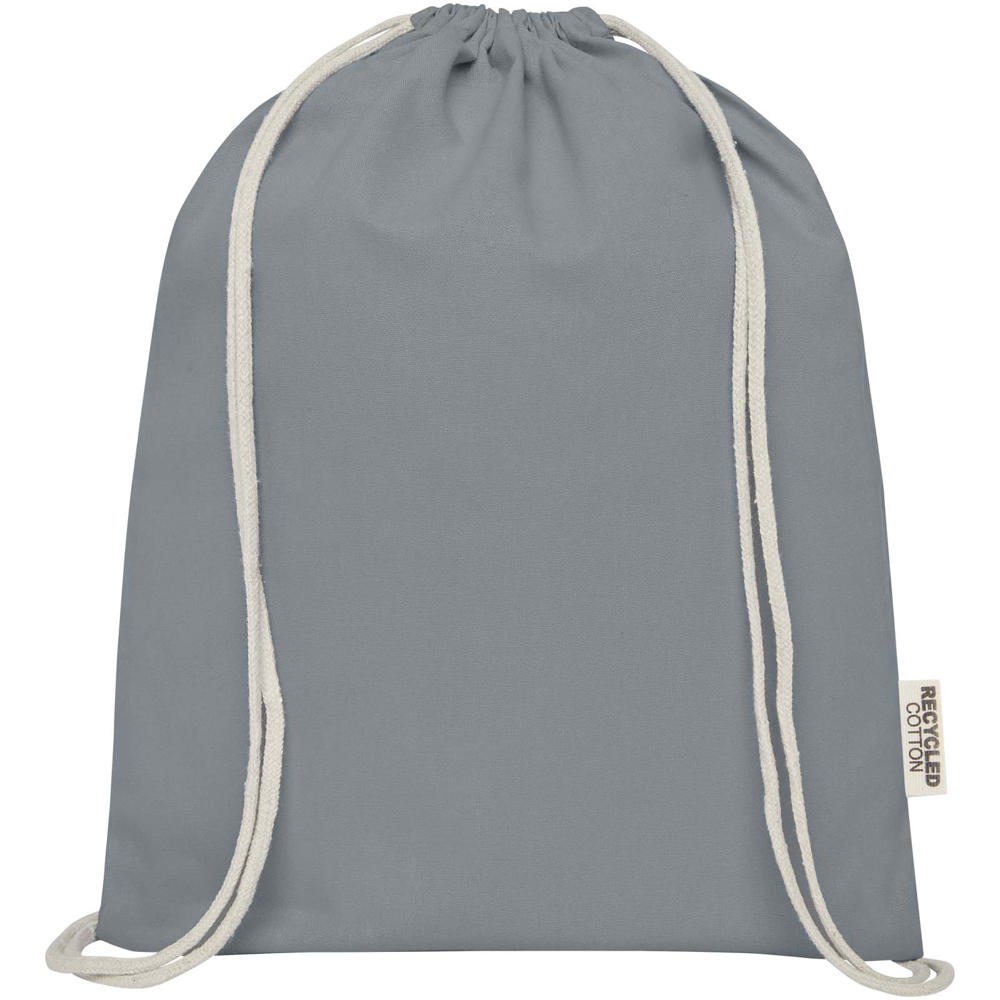 Oregon tas met trekkoord van 140 g/m² GRS gerecycled katoen
