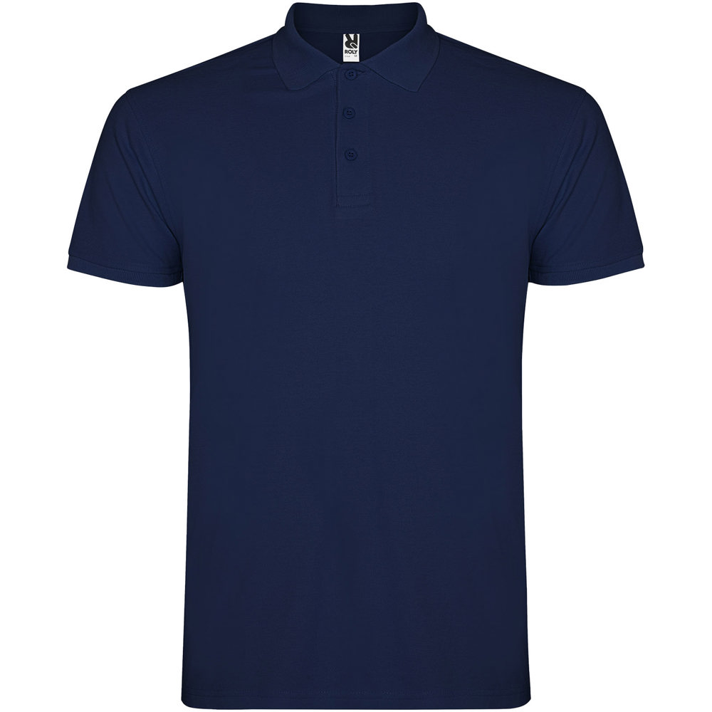Star 200 g/m² herenpolo met korte mouwen - Marineblauw