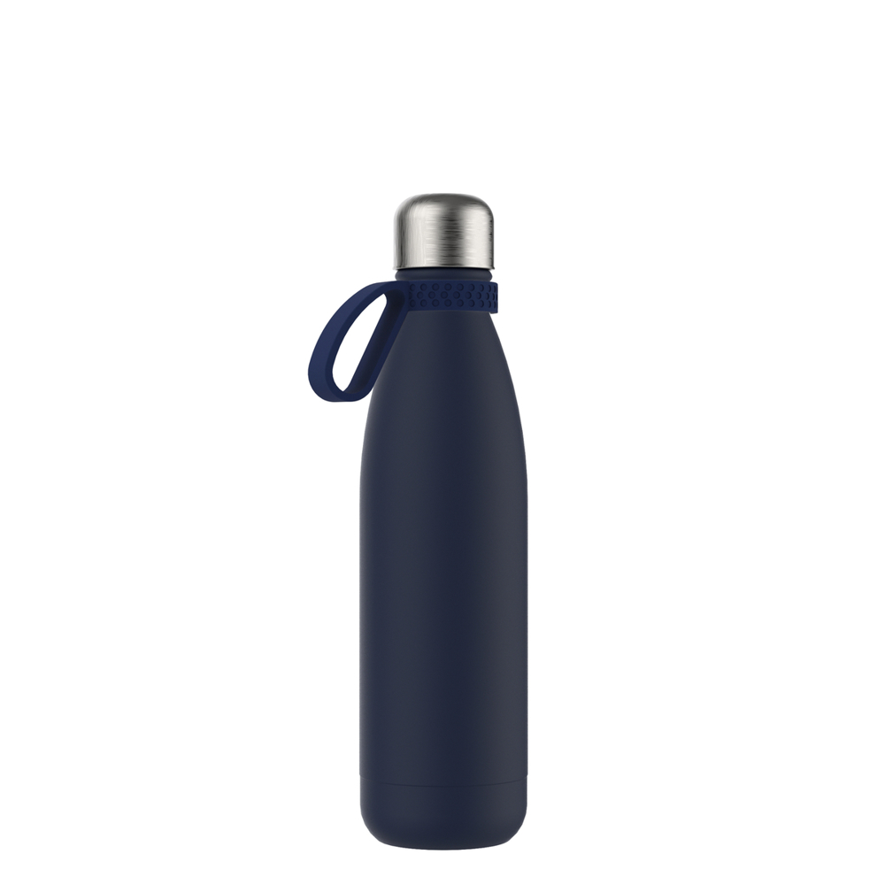 Thermofles RETUMBLER-NIZZA - donkerblauw, navy, zilver