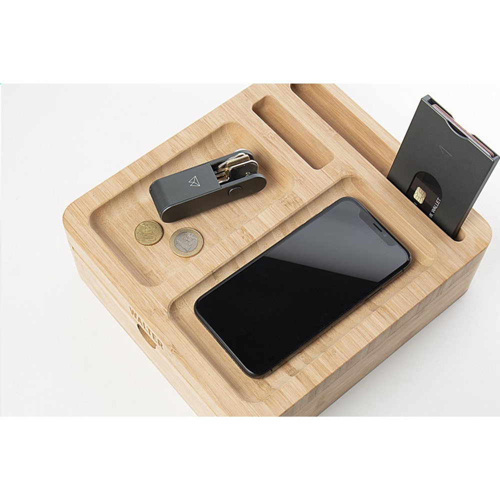 Walter Bamboo Big Dock 15W organizer en oplader