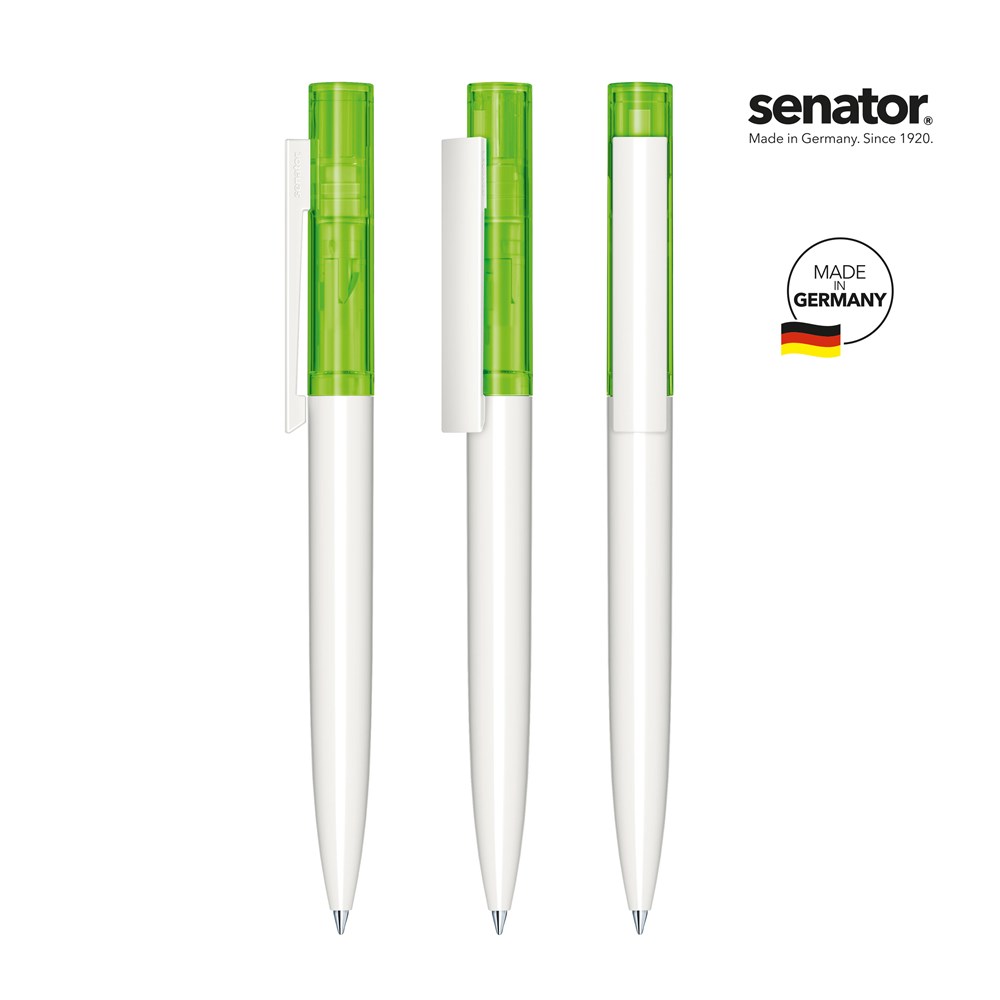 senator® Headliner  Clear  Twist ballpoint pen - groen 376