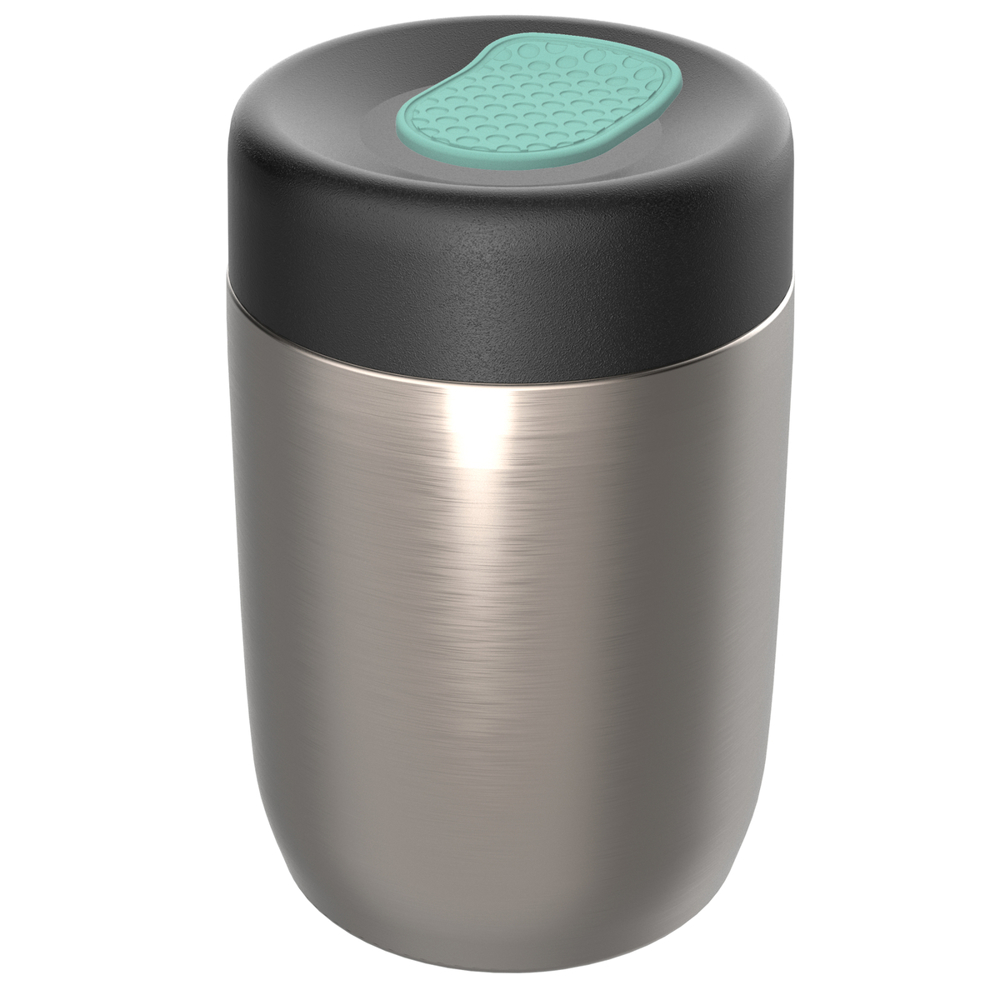 Thermo lunchpot RE98-myNIZZA - zwart, zilver, mint