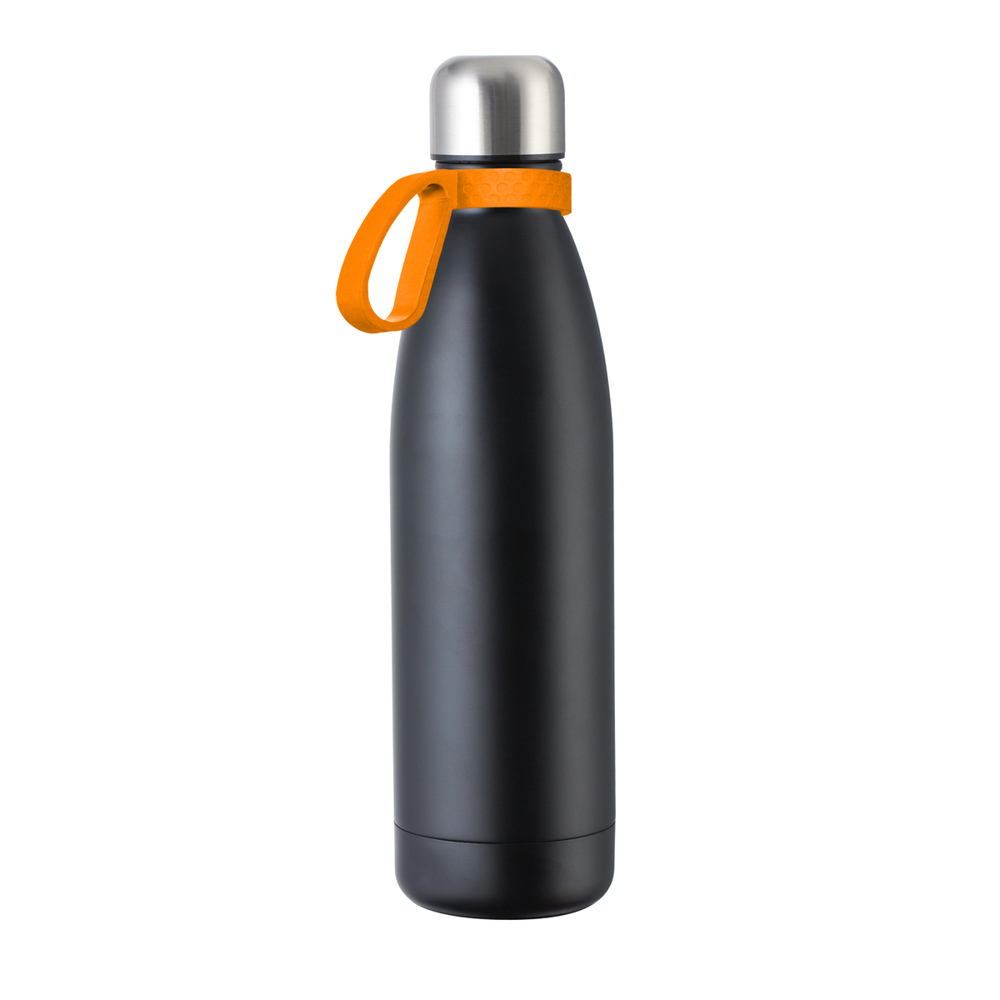Fles RETUMBLER-myTOULON - oranje, zwart, zilver