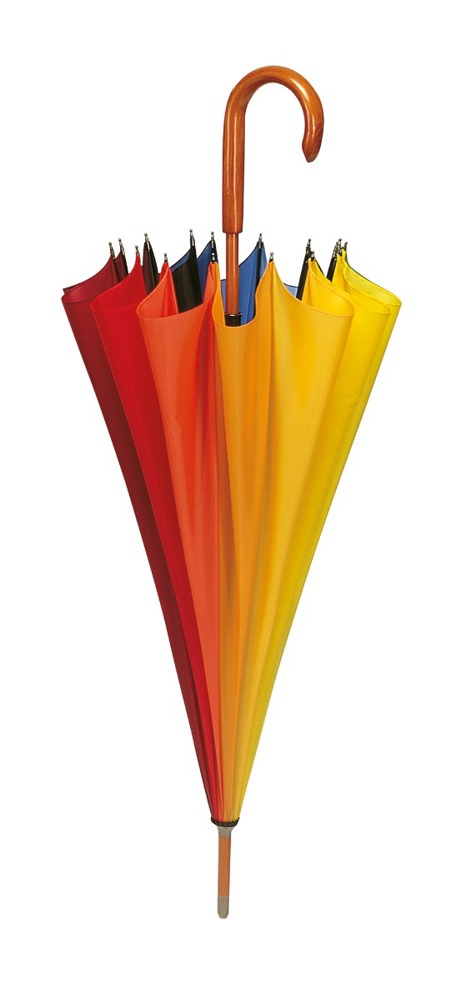 FALCONE - Regenboog paraplu - Handopening -  110 cm