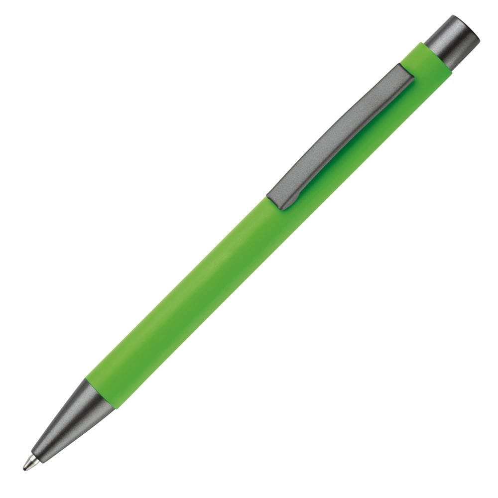 Balpen New York soft touch - lichtgroen