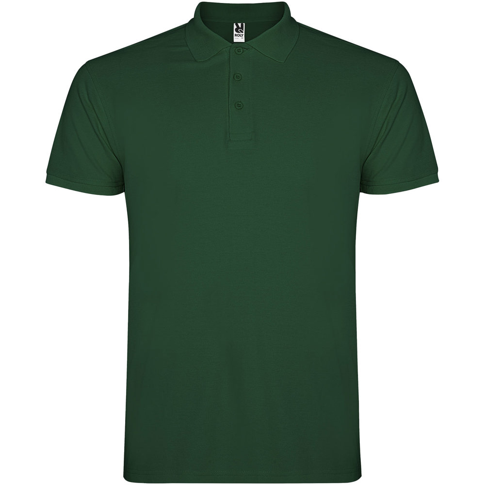 Star 200 g/m² herenpolo met korte mouwen - Flessengroen