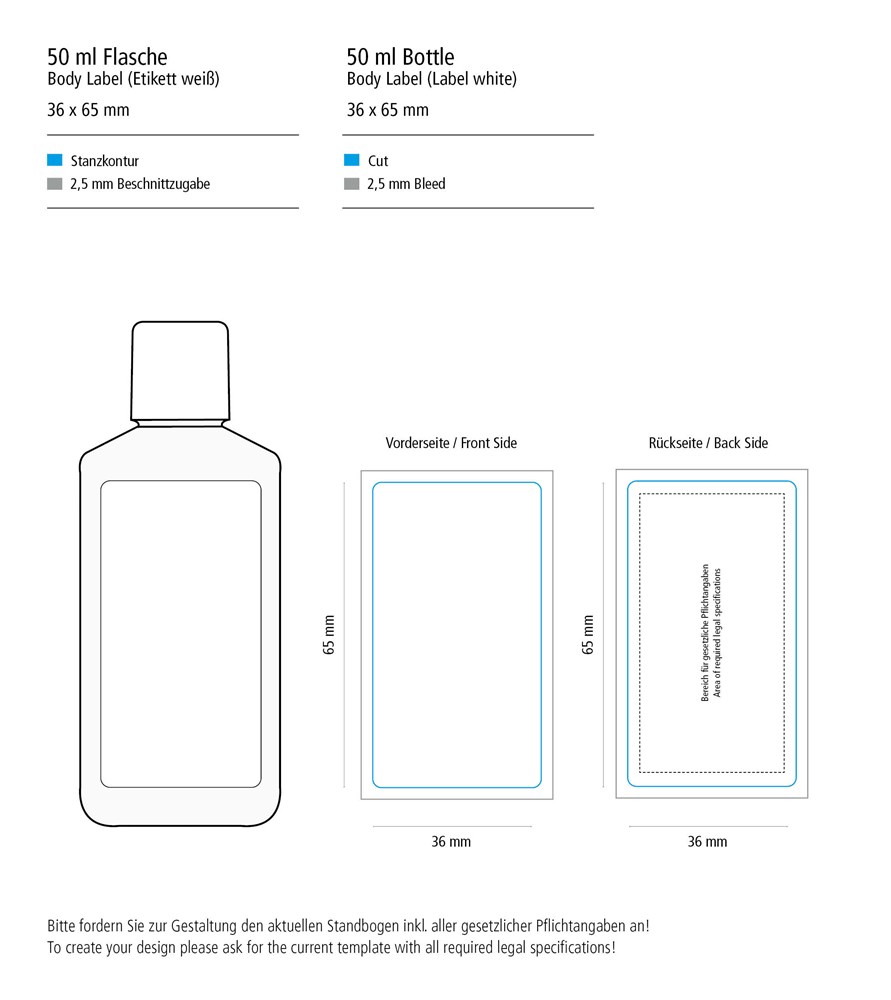 Handwaspasta, 50 ml, Body Label
