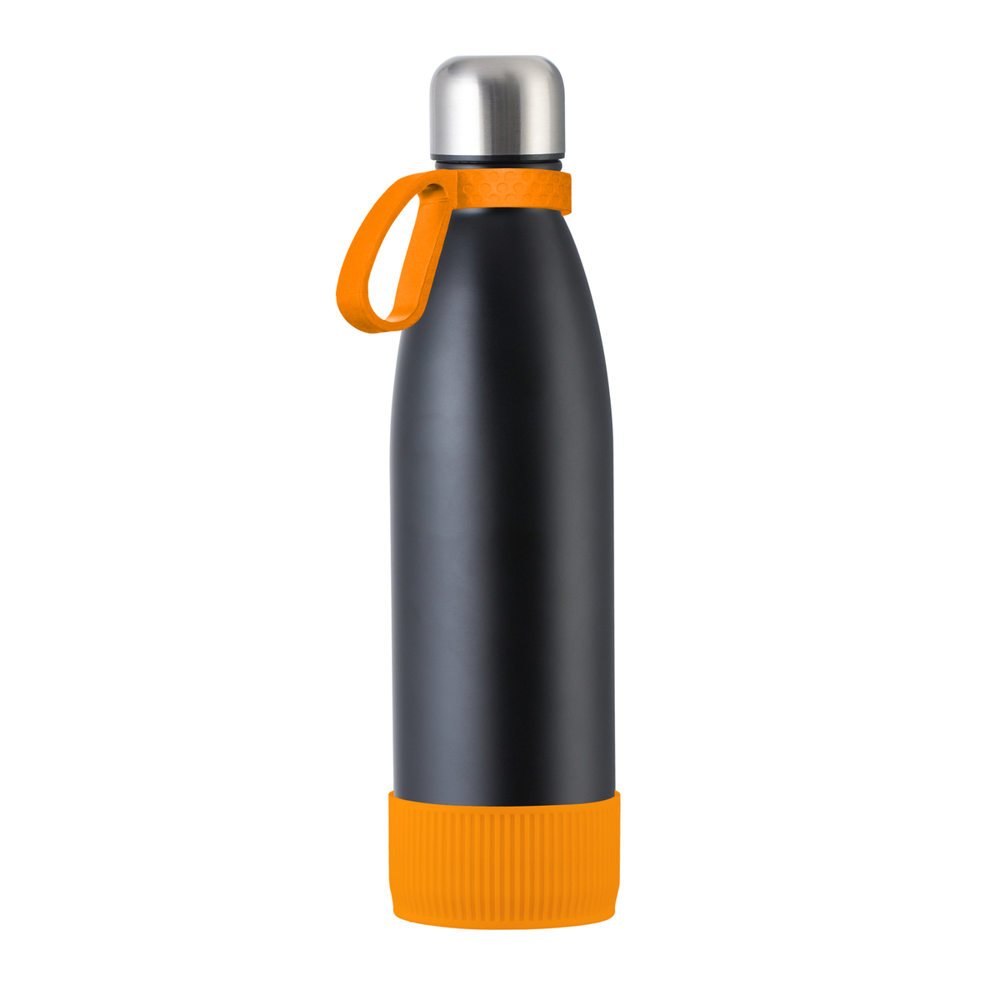 Fles RETUMBLER-myTOULON - oranje, zwart, zilver