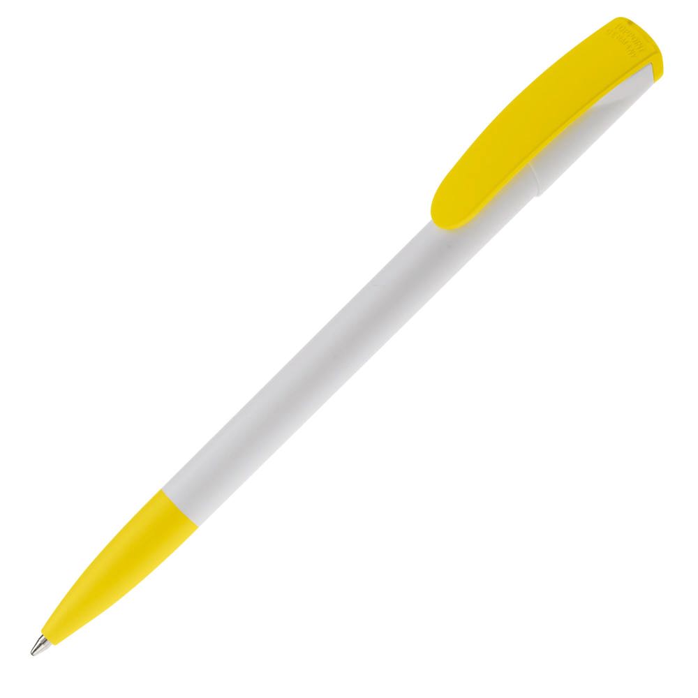Balpen Deniro hardcolour - Wit / Geel