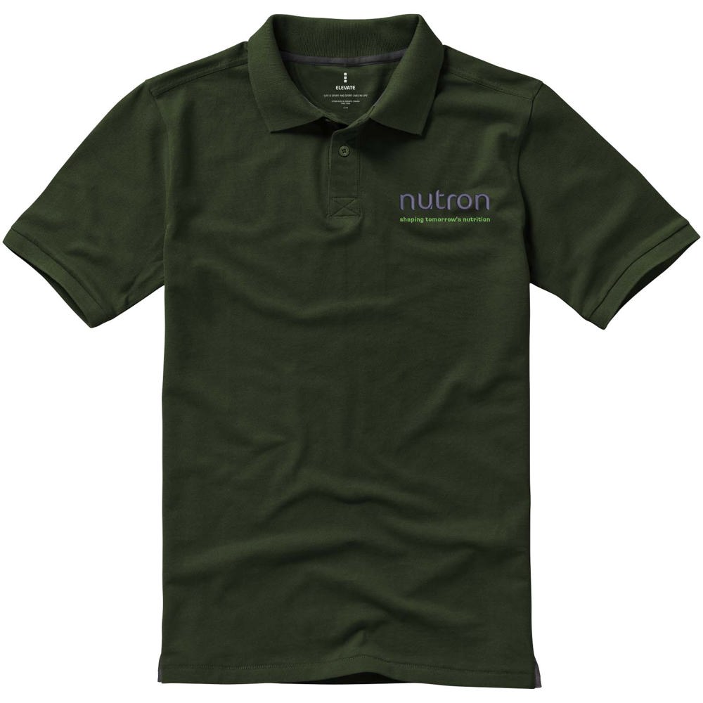 Calgary 200 g/m² herenpolo met korte mouwen