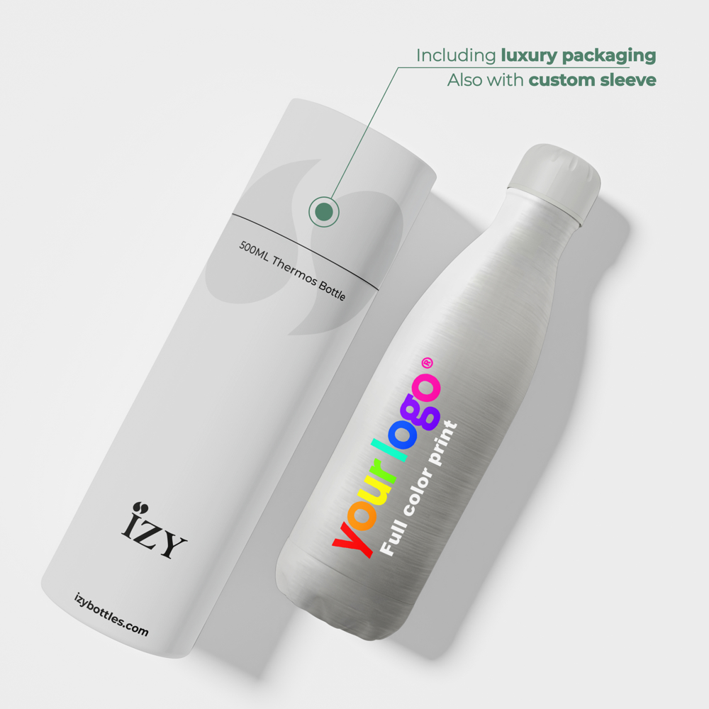 Thermosfles / Drinkfles - Zilver - 500 ml