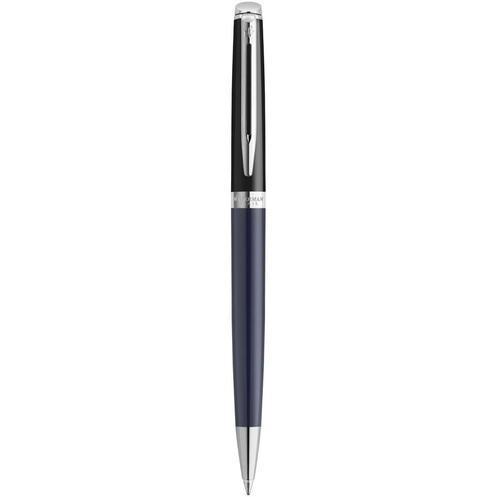 Waterman Hemisphere balpen met kleurblokken en palladium afwerking (blauwe inkt) - Blauw, Zwart