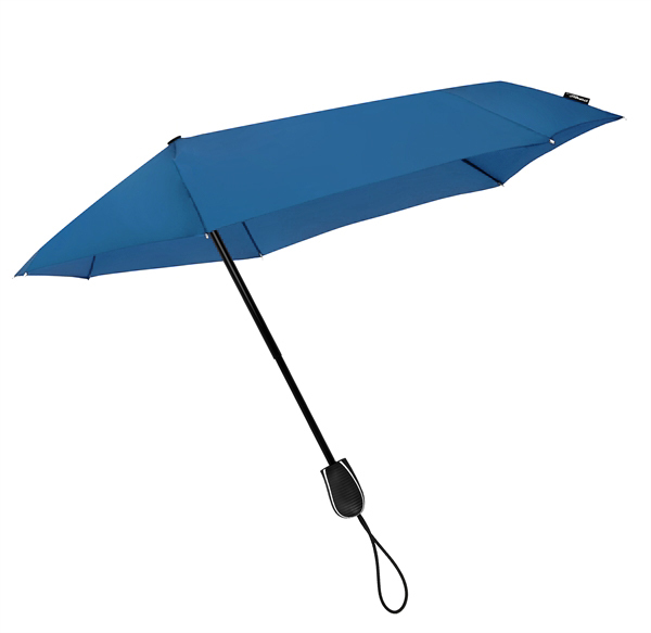 STORMaxi - Arodynamische opvouwbare stormparaplu - Handopening - Windproof -  90 cm - Kobalt blauw (± PMS 293C)