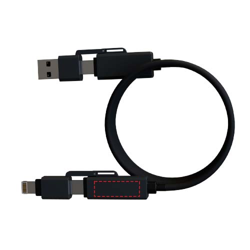 SCX.design C59 magnetische siliconen oplaadkabel van 100 W