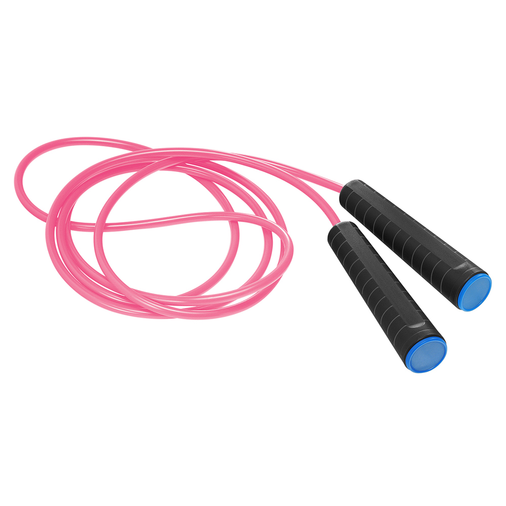 Springtouw - zwart/blauw/fuchsia