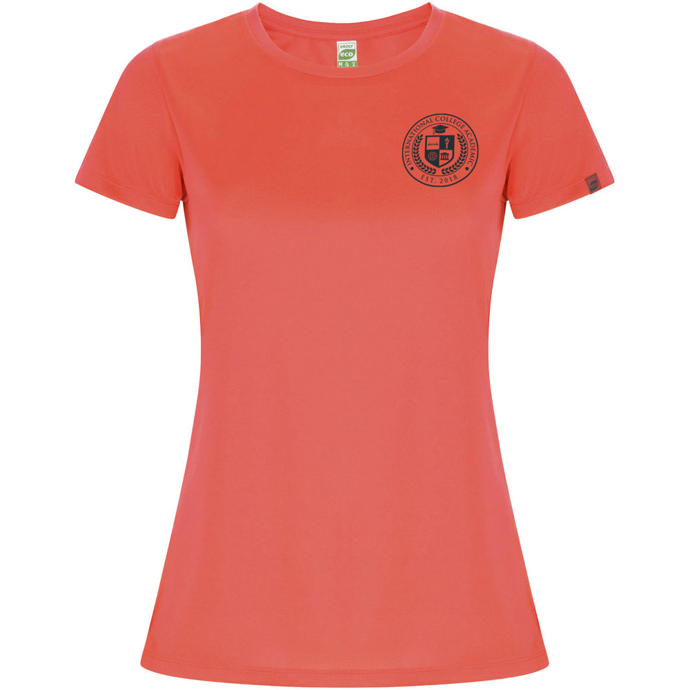 Imola 135 g/m² sportshirt met korte mouwen voor dames