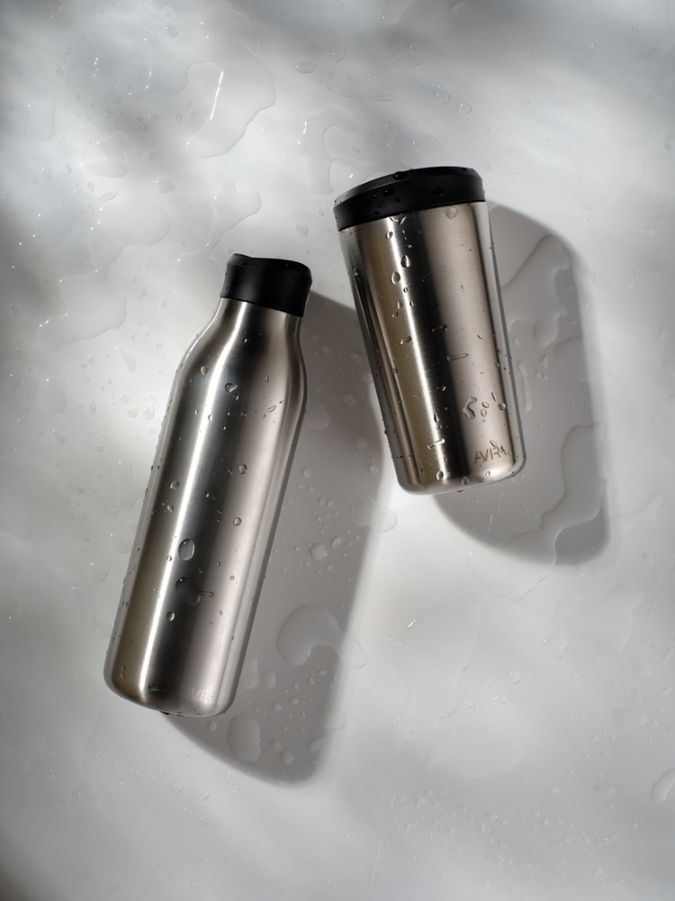 Avira Alix RCS recycled staal klik beker 400ML