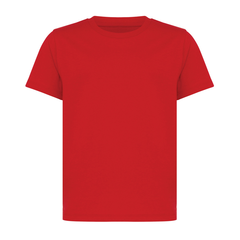 IQONIQ Koli kids lichtgewicht gerecycled katoen t-shirt - rood (± PMS 19-1757 TCX)